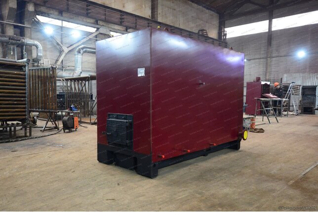 Промышленный котел 1.0 ОУР с золоуловителем