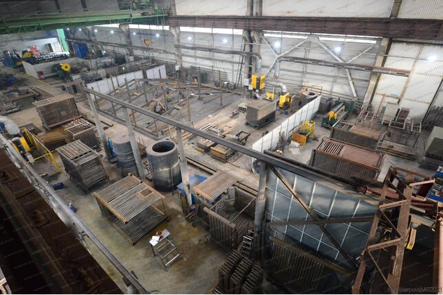 Производство котлов КВр-1.63 К