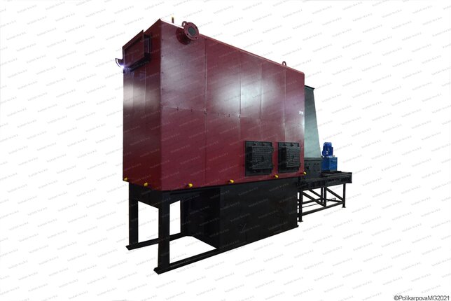 Котел 1.0 МВт на щепе и опилках автоматический