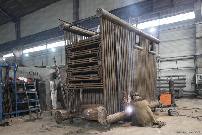 Изготовление котла 1.25 МВт с топкой ЗП РПК