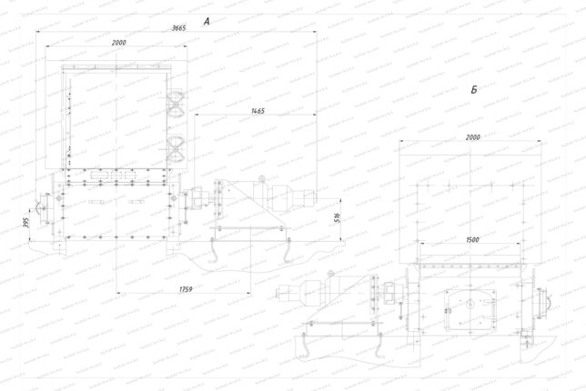 Топка ТЛПХ-1.4/6.0 чертеж